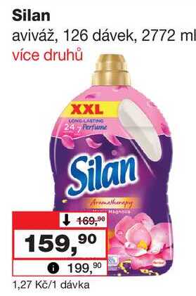 Silan aviváž, 126 dávek, 2772 ml 