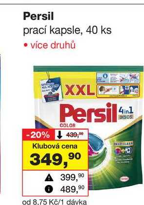 Persil prací kapsle, 40 ks 