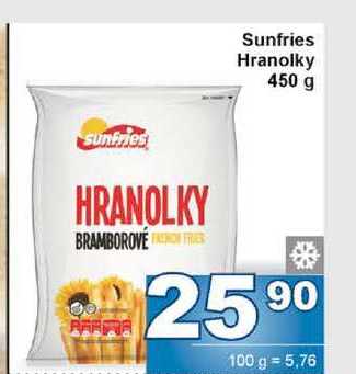 Sunfries Hranolky 450 g