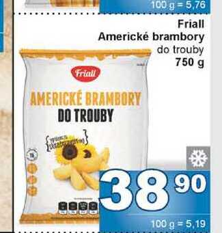 Friall Americké brambory do trouby 750 g