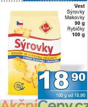 Vest Sýrovky Makovky 90 g