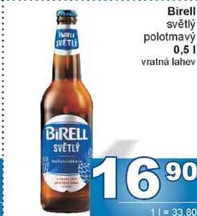 Birell světlý polotmavý 0,5l