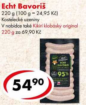 Echt Bavoriš, 220 g