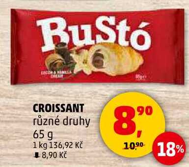 CROISSANT různé druhy, 65 g 