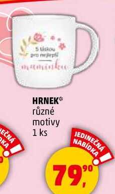 HRNEK různé motivy, 1 ks  