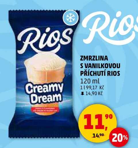 ZMRZLINA S VANILKOVOU PŘÍCHUTÍ RIOS, 120 ml 