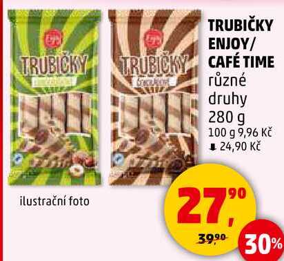 TRUBIČKY ENJOY/ CAFÉ TIME různé druhy, 280 g