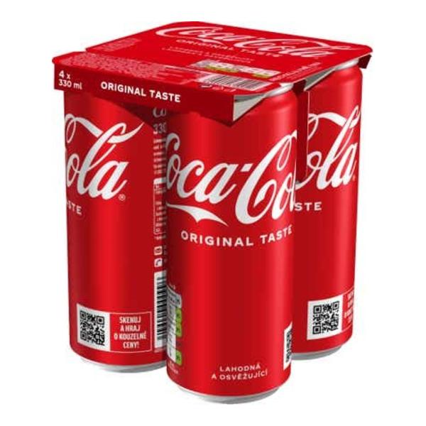 Coca-Cola Multipack, plech 4x0,33l