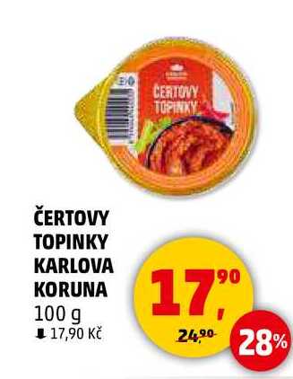 ČERTOVY TOPINKY KARLOVA KORUNA, 100 g 