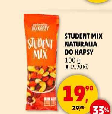 STUDENT MIX NATURALIA DO KAPSY, 100 g 