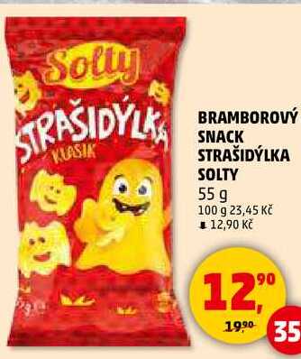 BRAMBOROVÝ SNACK STRAŠIDÝLKA SOLTY, 55 g 