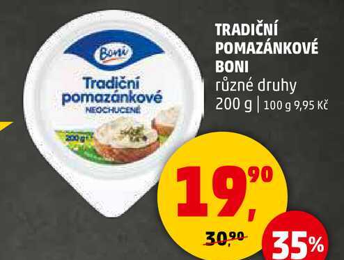 TRADIČNÍ POMAZÁNKOVÉ BONI různé druhy, 200 g