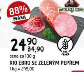 Rio ebro zeleným pepřem 100g