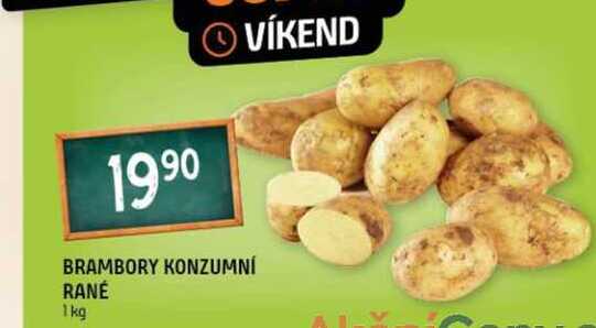Konzumní brambory raně 1kg