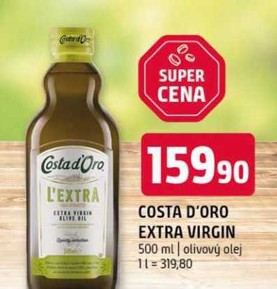 COSTA D'ORO EXTRA VIRGIN 500 ml olivový olej