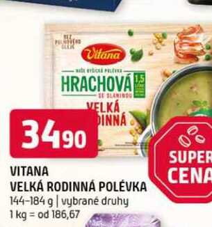 Vitana velká rodinná polévka 144-184 g vybrané druhy