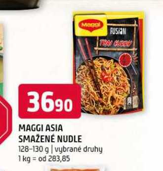 Maggi asia smažené nudle 128-130 g vybrané druhy 