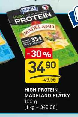 HIGH PROTEIN MADELAND PLÁTKY 100 g 