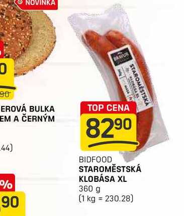 STAROMĚSTSKÁ KLOBÁSA XL 360 g 