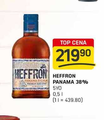  HEFFRON PANAMA 38% 5YO 0,5l