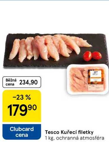 Tesco Kuřecí filetky, 1 kg 