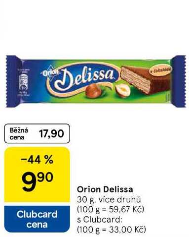 Orion Delissa, 30 g, více druhů 