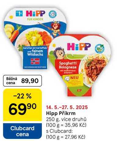 Hipp Příkrm, 250 g 