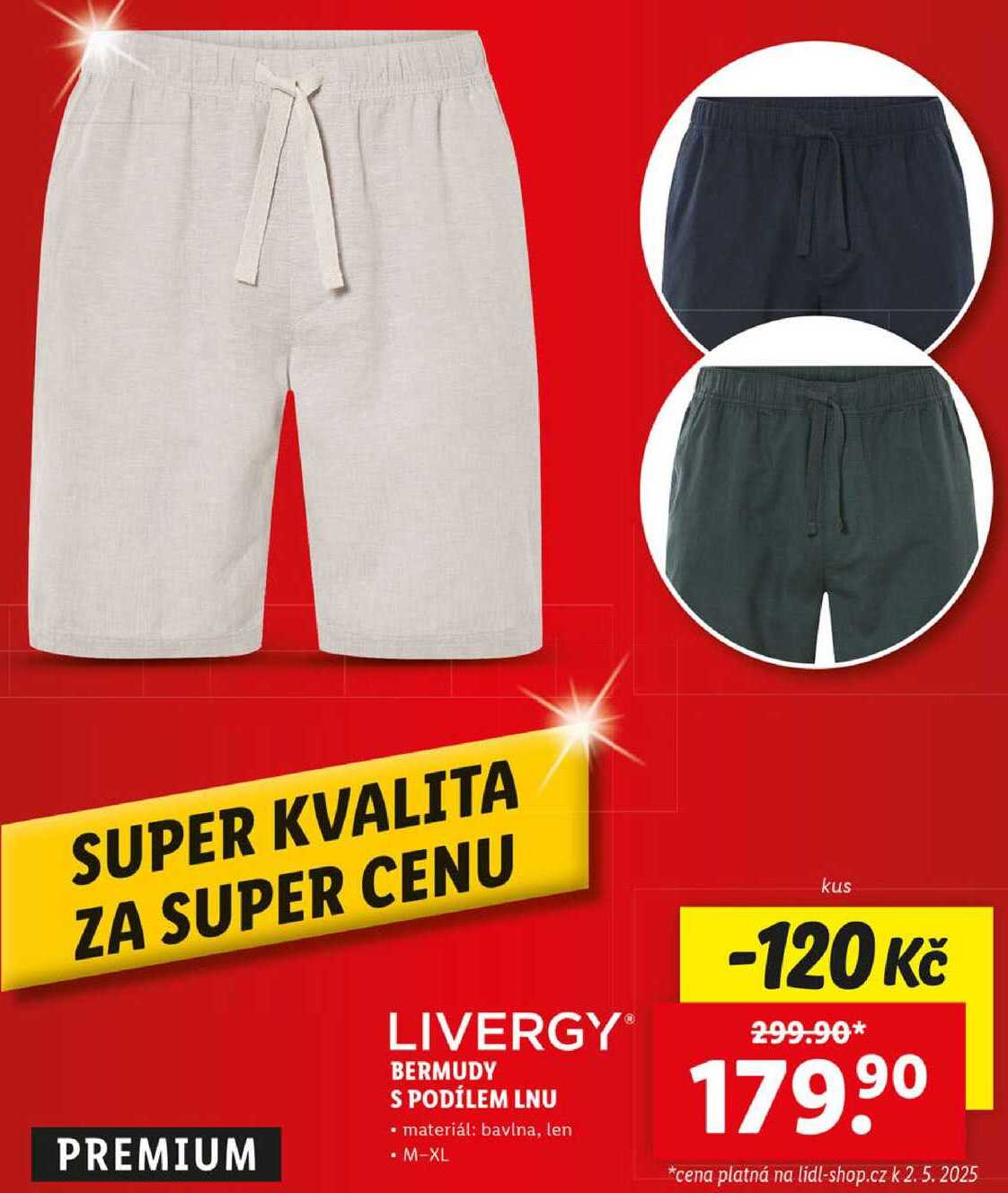 BERMUDY S PODÍLEM LNU 