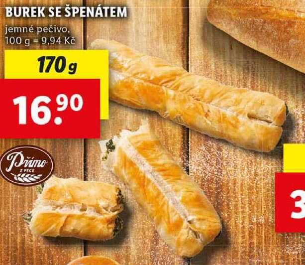 BUREK SE ŠPENÁTEM, 170 g