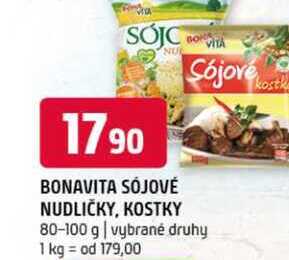Bonavita sojové nudličky kostky 80-100 g vybrané druhy 