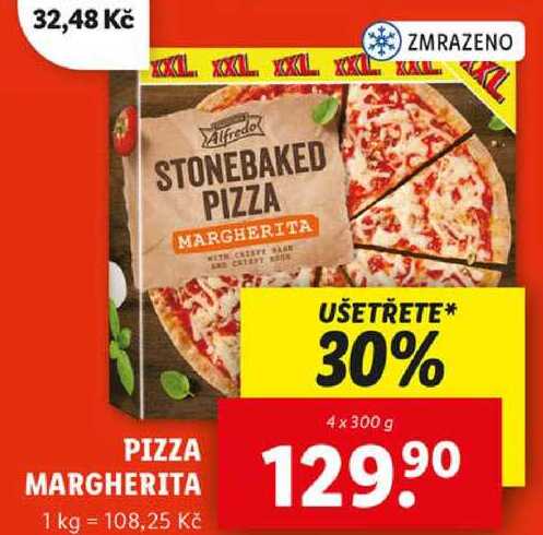 PIZZA MARGHERITA, 4x300 g 