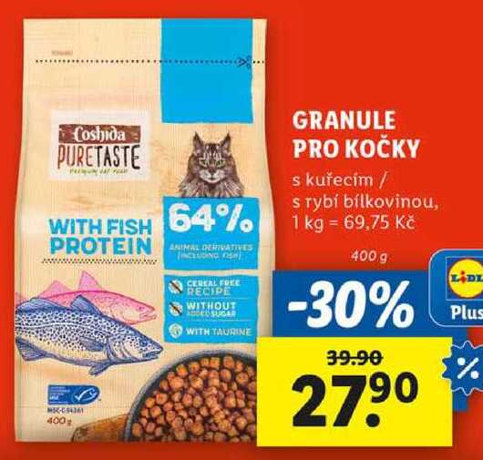 GRANULE PRO KOČKY, 400 g