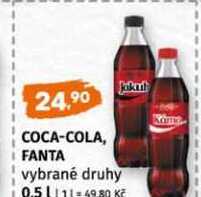 Coca cola fanta 0,5l vybrané druhy
