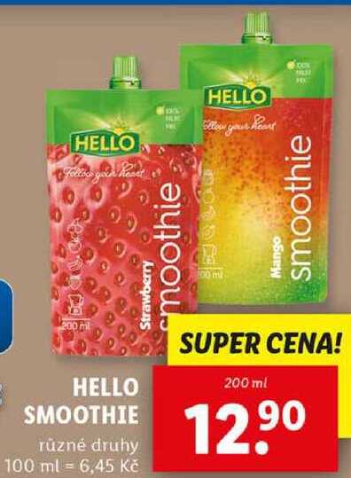 HELLO SMOOTHIE, 200 ml