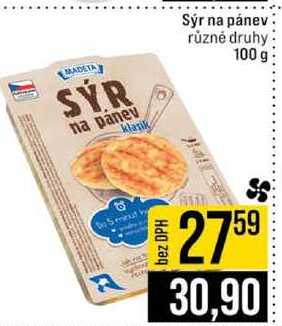 Sýr na pánev různé druhy 100 g