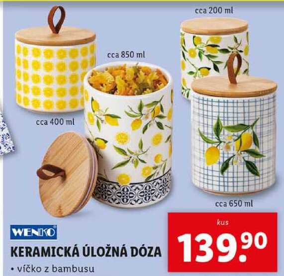 KERAMICKÁ ÚLOŽNÁ DÓZA 