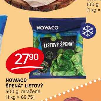 NOWACO ŠPENÁT LISTOVÝ 400 g
