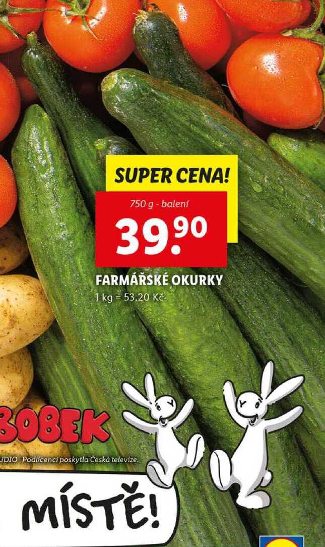 FARMÁŘSKÉ OKURKY, 750 g
