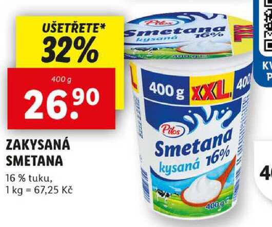 ZAKYSANÁ SMETANA, 400 g