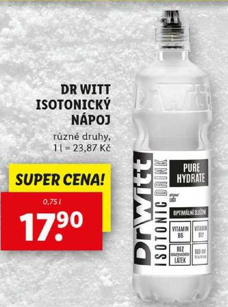 DR WITT ISOTONICKÝ NÁPOJ, 0,75 l