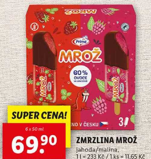 ZMRZLINA MROŽ, 6x 50 ml