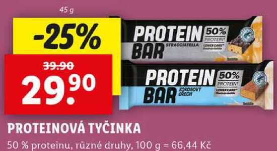 PROTEINOVÁ TYČINKA, 45 g