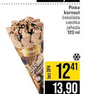 Pinko kornout čokoláda vanilka jahoda 120 ml 