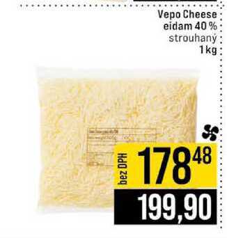 Vepo Cheese eidam 40% strouhaný 1kg