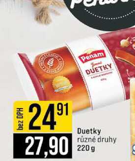 Duetky různé druhy 220 g 