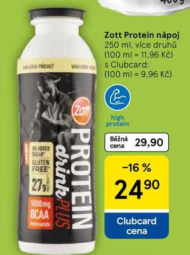 Zott Protein nápoj, 250 ml, více druhů 