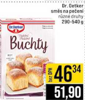 Dr. Oetker směs na pečení různé druhy 290-540 g
