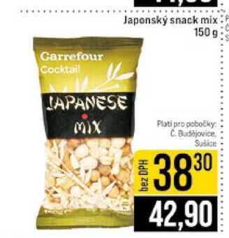 Japonský snack mix 150g