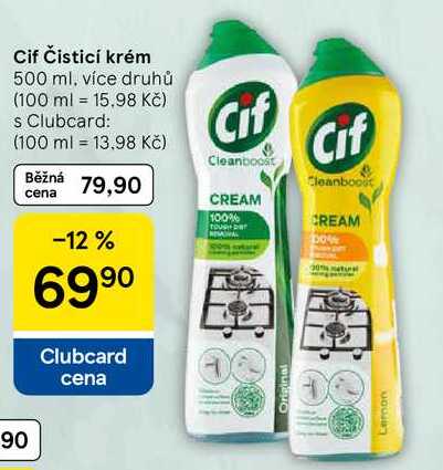 Cif Čisticí krém, 500 ml, více druhů  