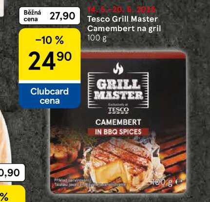 Tesco Grill Master Camembert na gril, 100 g